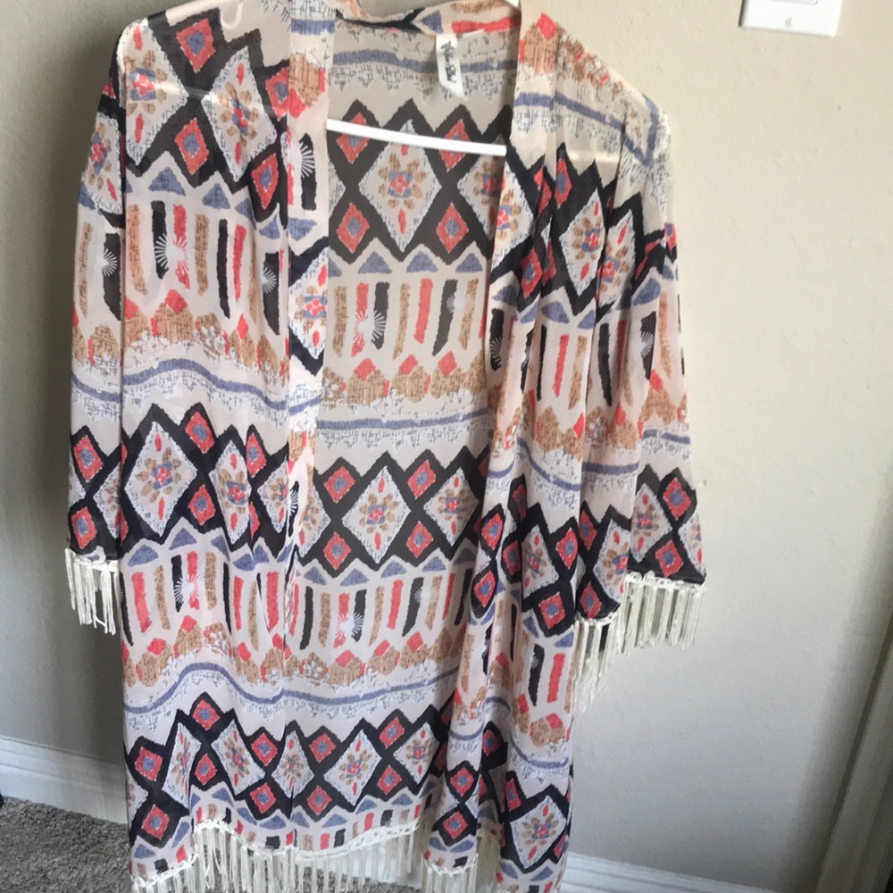 Tribal print Kimono